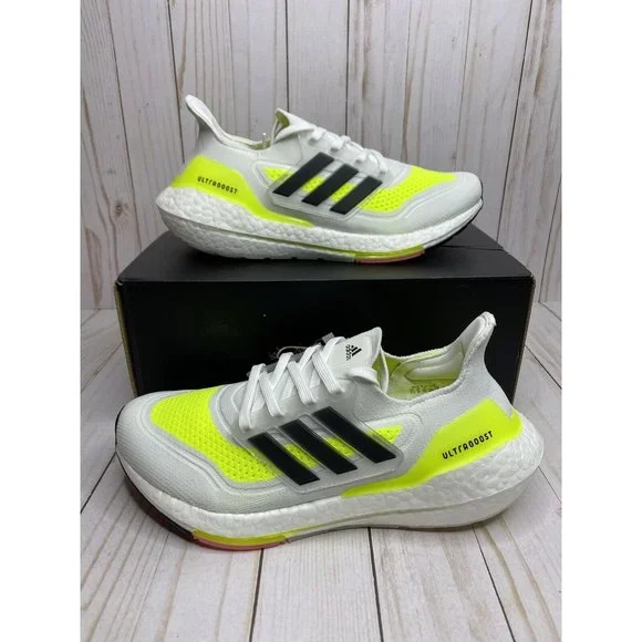 adidas Shoes Adidas Ultraboost 2 White Solar Yellow Black